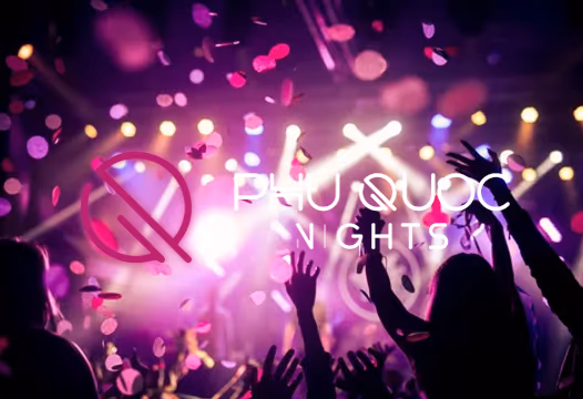 Phú Quốc Nights — concert crowd in purple light
